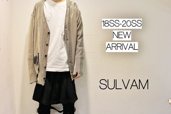 【店頭先行販売】SULVAM(サルバム)の【20SS】最新アイテムやコラボレーションアイテムが買取入荷中です!