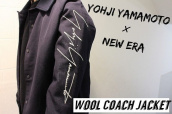 YOHJI YAMAMOTO×NEW ERA(ヨウジヤマモト×ニューエラ)から、Wool Coach Jacket(ウールコーチジャケット)をお買取りさせていただきました！：画像1