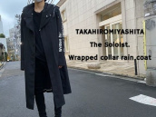 【新着入荷】TAKAHIROMIYASHITA TheSoloIst.のWrapped collar rain coatが入荷致しました。：画像1