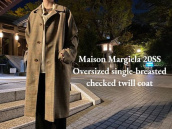 【新着入荷】Maison Margiela 20SS Oversized single-breasted checked twill coat入荷致しました！：画像1