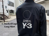 【新着入荷】Y-3のU Stacked Logo Long Shirtが入荷致しました。：画像1
