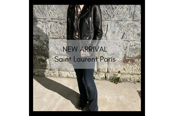 キャンペーン対象ブランドSaint Laurent Parisのレザーライダースジャケットが入荷しました。：画像1