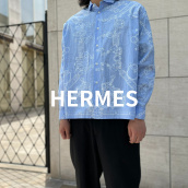 【高価買取】HERMES（エルメス）が1点でも含まれると買取金額がすべて20%UP!? ハイクオリティのデザイン! エルメスのエルグルメット3Dプリントシャツを買取入荷いたしました。：画像1