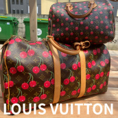 【買取20％UPキャンペーン】日本の有名デザイナー村上隆氏×Louis Vuittonの最強タッグが生んだ可愛すぎるモノグラムチェリーのご紹介です。：画像1