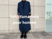 23SS Yohji Yamamoto pour homme Silk denim coatを買取入荷いたしました！ドメスティックブランドのお買取りはブランドコレクト竹下通り店にお任せください！！：画像1