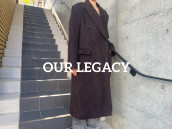 【大注目のブランド】OUR LEGACY DB Coat Brown Hairy Alpaca を買取入荷いたしました。OUR LEGACY好きにはたまらない空間「ワークショップ」とは？：画像1