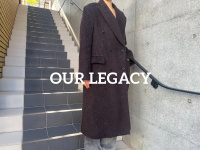 【大注目のブランド】OUR LEGACY DB Coat Brown Hairy Alpaca を買取入荷いたしました。OUR LEGACY好きにはたまらない空間「ワークショップ」とは？