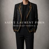 【SAINT LAURENT PARIS フラワージャガードナポレオンジャケット入荷】20SSを象徴する華やかなジャガード織りと洗練されたシルエットが魅力の一着を原宿竹下通り店でご紹介｜原宿エリアでブランド買取も受付中：画像1