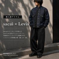 【sacai × LEVI'S 2025SSリバーシブルブルゾン】Denim × Nylon Twillモデルが原宿竹下通り店に新入荷！