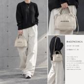 【原宿竹下通り店/新入荷】BALENCIAGA「ネイビーカバスXS」ベージュの2WAYバッグが入荷しました！：画像1