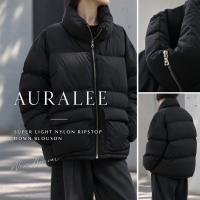 【原宿竹下通り店/新入荷】AURALEE（オーラリー）SUPER LIGHT NYLON RIPSTOP DOWN BLOUSON｜ブラックのダウンブルゾンを原宿・表参道・明治神宮前でご紹介