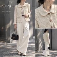 【新入荷】CHANEL（シャネル）アイボリーのツイードジャケットをご紹介！原宿竹下通り店