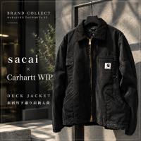 【新入荷】sacai×Carhartt WIP「DUCK JACKET」ブラックのコラボジャケット｜原宿竹下通り店