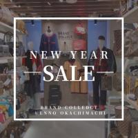 【 2026年 上野御徒町店 初売りセール 】ブランドコレクト上野御徒町店の年末年始の営業時間とNEW YEAR SALEのお知らせ。
