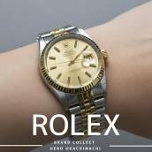 上野・御徒町で【ROLEX／ロレックス】を売る・買うならブランドコレクト上野御徒町店｜Datejust 36 Ref.16013 Two-Tone／デイトジャスト36 コンビ Ref.16013入荷｜Buy & Sell Luxury in Ueno Tokyo｜Tax-Free Available：画像1