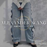 【Alexander Wang買取】Mesh Curved Zipper Pant査定ポイント｜アレキサンダーワン デザインデニム