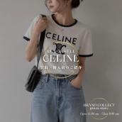 新入荷【CELINE】CELINE PARIS Tシャツ 2X872671Q｜ミニマルなロゴデザインが魅力の人気Tシャツ：画像1