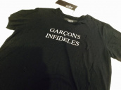 【BC原宿店】GARCONS INFIDELES (ギャルソン インフィデレス) クラッシュ加工ロゴTシャツ入荷！：画像1