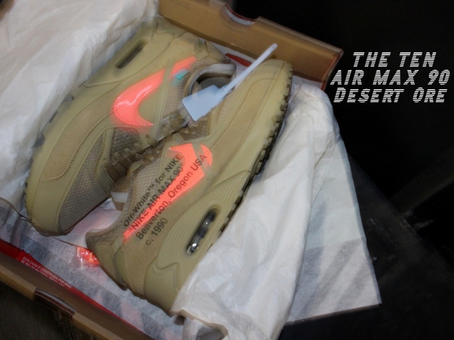 ​【THE TENシリーズ！！】OFF WHITE( オフホワイト ) × NIKE( ナイキ ) AIR MAX 90 Desert Ore入荷！！！ 