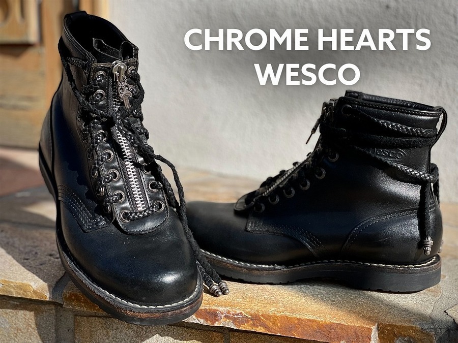唯一無二の魅力！！ CHROME HEARTS × WESCO ファイヤーマンブーツを買取入荷。：画像1