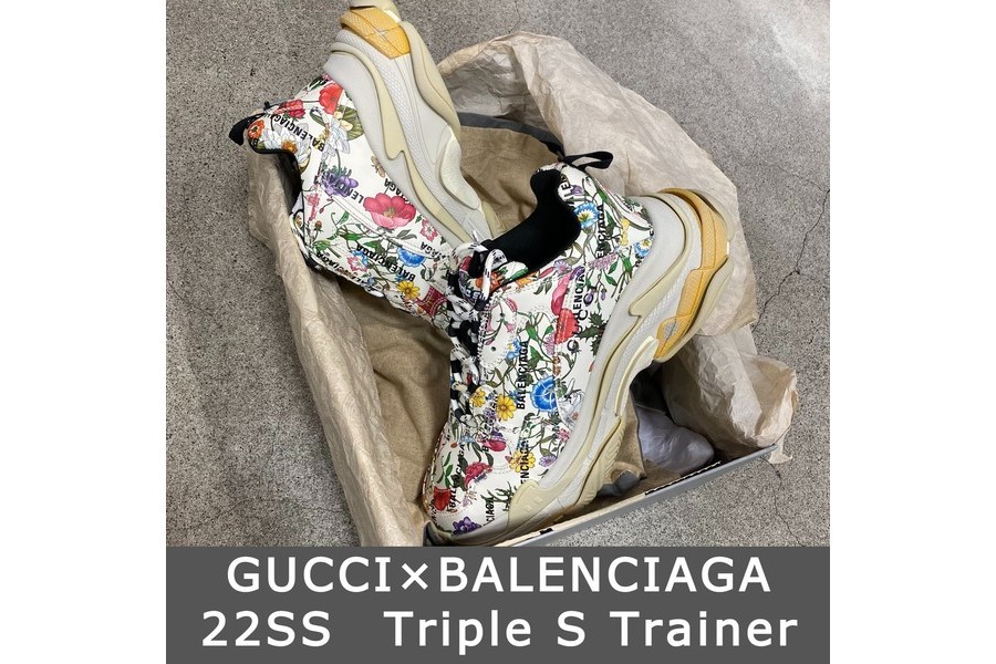 22SS GUCCI × BALENCIAGA 『Triple S Trainer』入荷致しました。：画像1