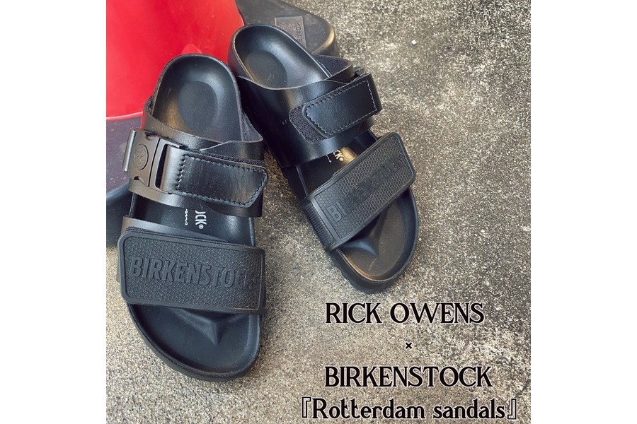 【キャンペーンブランド。】Rick Owens × BIRIKENSTOCK  /  リック オウエンス × ビルケンシュトックから22SS Rotterdam sandals 入荷いたしました。：画像1