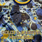 【ブラコレ原宿】独創的な色使い！DOLCE & GABBANAよりマーブル柄のセットアップが入荷致しました！：画像1