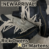 【ブラコレ原宿】Rick Owens × Dr.Martens！！話題の新入荷アイテムをご紹介！！：画像1