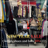 【原宿 初売り セール】5日まで！NEW YEAR SALE開催中でございます！！人気のアイテムがセール価格でご購入いただける大変お買得なSALEとなっております。