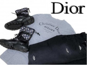 『買取速報』Dior(ディオール)2019AWトロッター柄ブーツ他人気アイテムをお売りいただきました。【ブランドコレクト表参道】：画像1