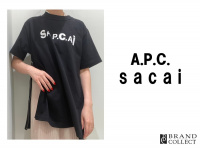 【新入荷情報】21SS！A.P.C.×sacaiのロゴTシャツ入荷致しました。
