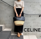【買取入荷情報】CELINE/セリーヌの夏にぴったりなラフィア切替バケットバッグのご紹介です。：画像1