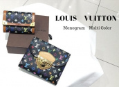 【買取入荷情報】LOUIS VUITTON/ルイ・ヴィトンよりモノグラム・マルチ力ラーの財布2点をお買取させて頂きました。：画像1