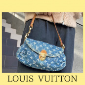 【LOUIS VUITTON高価買取】表参道・青山でLOUIS VUITTONを売るなら是非ブランドコレクトへ。カジュアルスタイルのモノグラムデニムバッグを買取入荷いたしました！：画像1