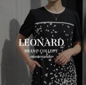 【LEONARD /レオナール】 フラワープリントワンピース入荷：画像1