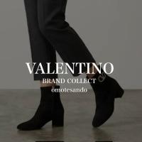 【新入荷】VALENTINO（ヴァレンティノ）ロゴスウェードブーツ｜ブラック・サイズ37を表参道1号店でご紹介！