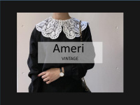 【高価買取/おすすめ商品】Ameri vintage/アメリヴィンテージから刺繍レースの衿がついたデザインブラウスのご紹介