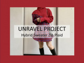 【高価買取/おすすめ商品】UNRAVEL PROJECT/アンレーベル・プロジェクト 冬の着こなしを華やかに彩る赤ニット：画像1