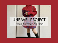 【高価買取/おすすめ商品】UNRAVEL PROJECT/アンレーベル・プロジェクト 冬の着こなしを華やかに彩る赤ニット
