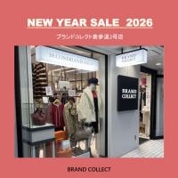 【お知らせ】ブランドコレクト表参道2号店／年末年始の営業時間とNEW YEAR SALEのご案内です！