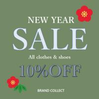 【NEW YEAR SALE】本日からSTART！ブランドコレクト表参道2号店新春初売りセール開催中です！