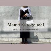 【Mame Kurogouchi /マメクロゴウチ】レイヤードを楽しむキャミソールスタイル。Mame Kurogouchiのキャミソールアイテムが新入荷しました！：画像1
