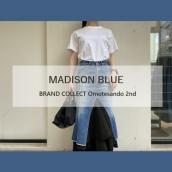 【MADISON BLUE/マディソンブルー】リメイクライクなデザインが目を惹くデニムスカートが新入荷いたしました！：画像1