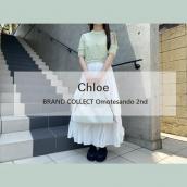 【Chloe アルパカウールシルクニットロゴセーター】爽やかなミントカラーの半袖ニットが新入荷！渋谷・表参道エリアでレディース買取ならブランドコレクト表参道2号店へ：画像1