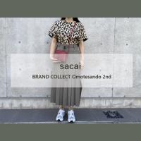 【sacai/サカイ】レオパード柄と異素材の組み合わせが目を惹く、sacaiのプルオーバーをご紹介します！