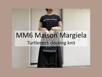 【高価買取/おすすめ商品】MM6 Maison Margiela /エムエムシックス メゾンマルジェラのタートルネックドッキングニットとモトクロスロゴトートのご紹介です