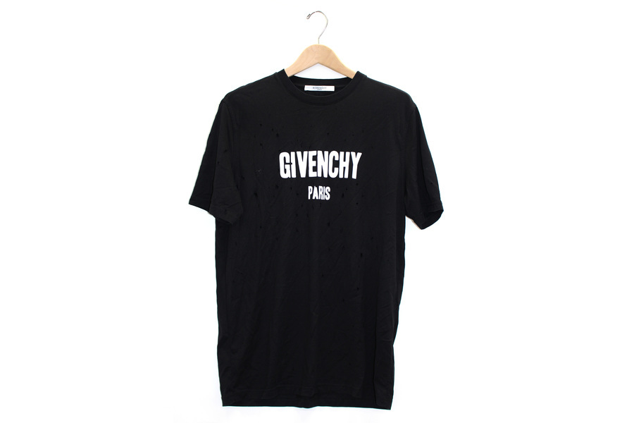 【買取実績】 GIVENCHY（ジバンシィ） デストロイオーバーサイズTシャツ BW700D3015：画像1