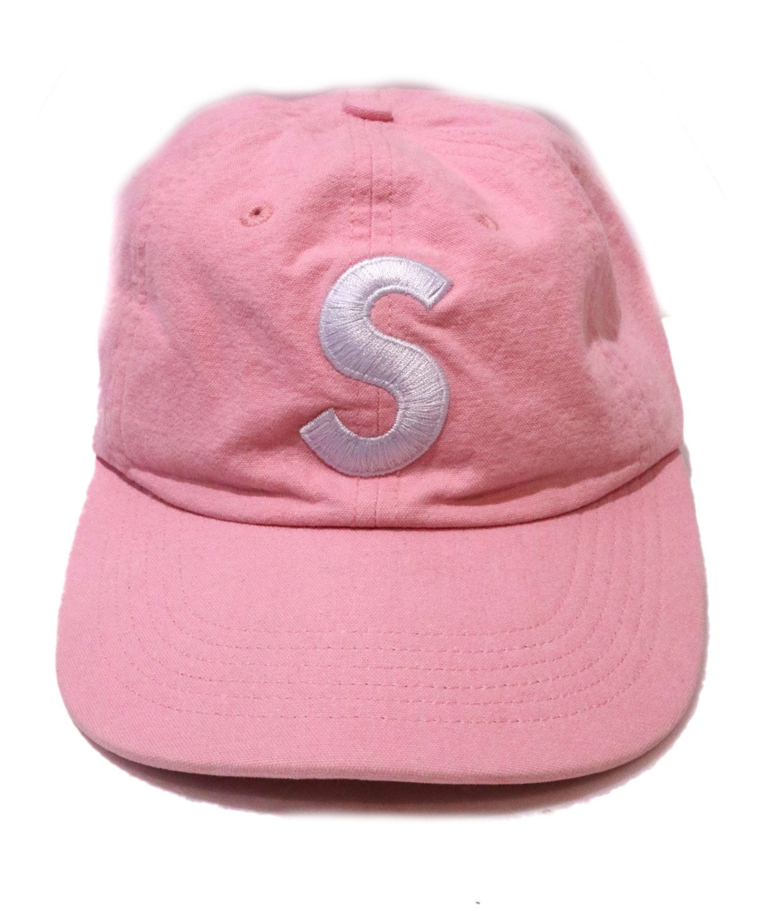 Supreme シュプリーム Sロゴ6パネルキャップ ピンク ブランド古着の通販サイト ブランドコレクト
