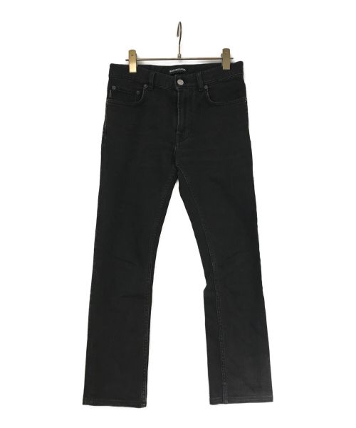BALENCIAGA (バレンシアガ) Classic Distressed Denim Pants ブラック サイズ:W28｜ブランド古着の