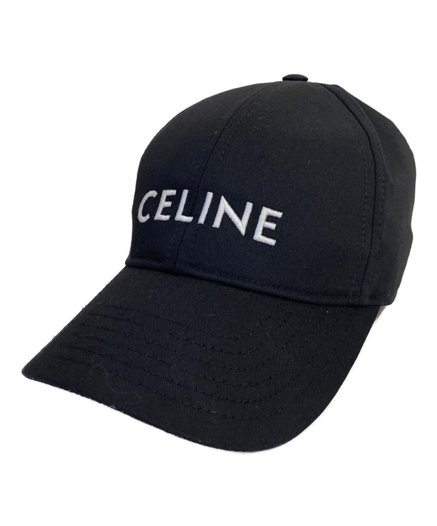 CELINE (セリーヌ) ベースボールキャップ ブラック サイズ:S｜ブランド古着の通販サイト【ブランドコレクト】